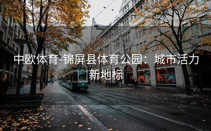 中欧体育-锦屏县体育公园：城市活力新地标