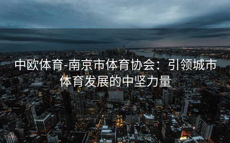 中欧体育-南京市体育协会：引领城市体育发展的中坚力量