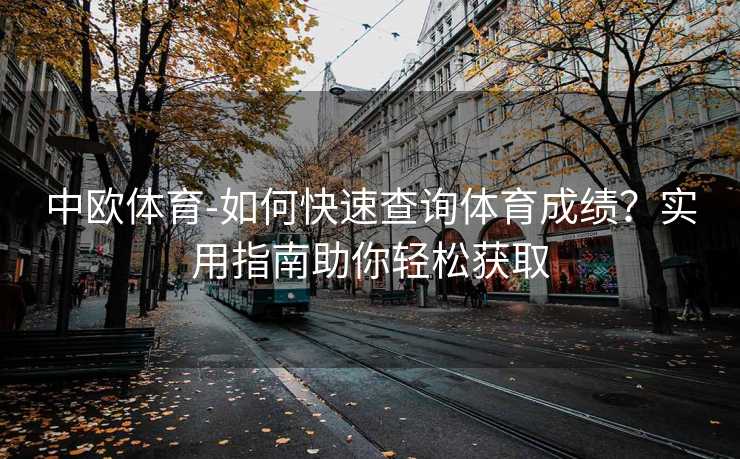 中欧体育-如何快速查询体育成绩？实用指南助你轻松获取
