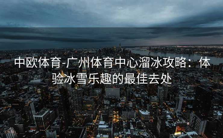中欧体育-广州体育中心溜冰攻略：体验冰雪乐趣的最佳去处