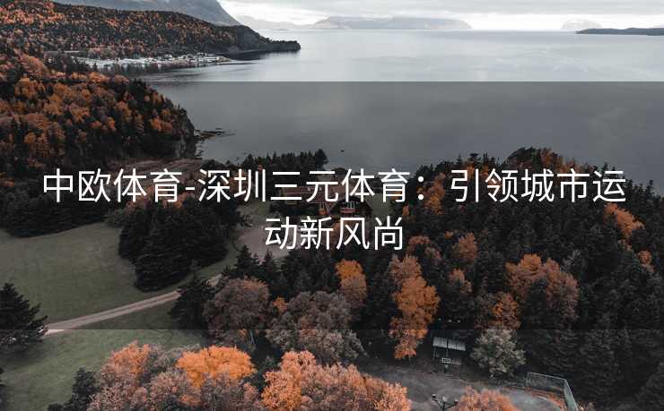 中欧体育-深圳三元体育：引领城市运动新风尚