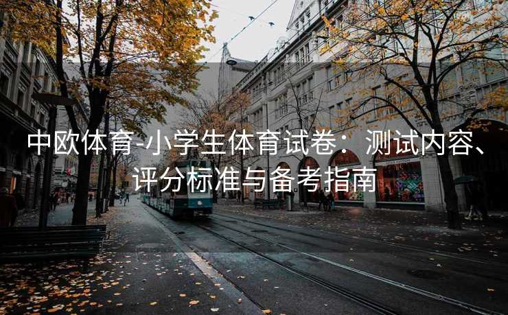 中欧体育-小学生体育试卷：测试内容、评分标准与备考指南