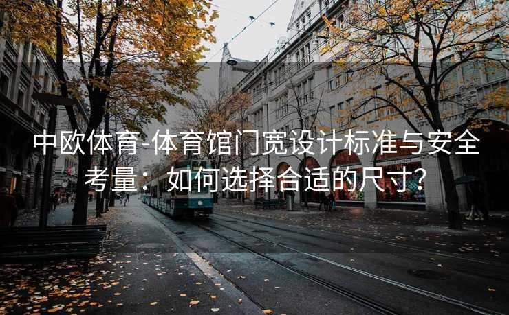 中欧体育-体育馆门宽设计标准与安全考量：如何选择合适的尺寸？