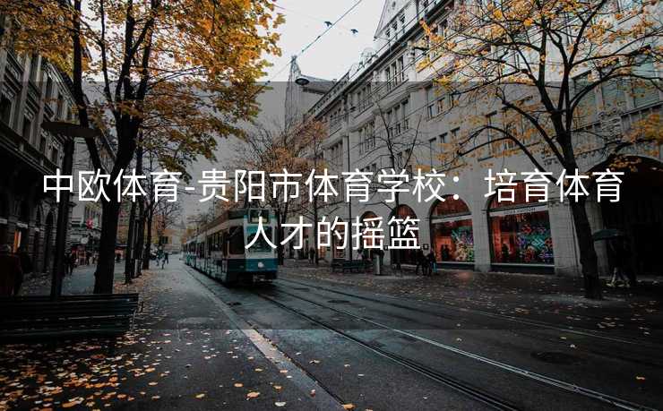 中欧体育-贵阳市体育学校：培育体育人才的摇篮