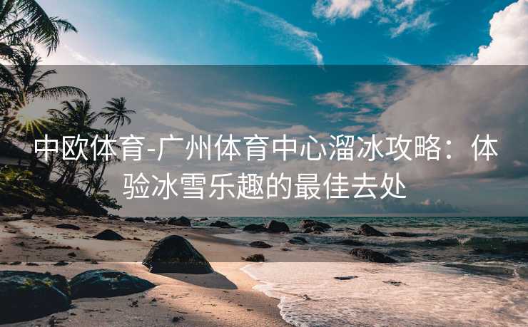 中欧体育-广州体育中心溜冰攻略：体验冰雪乐趣的最佳去处