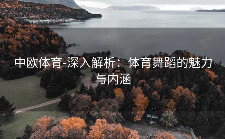 中欧体育-深入解析：体育舞蹈的魅力与内涵