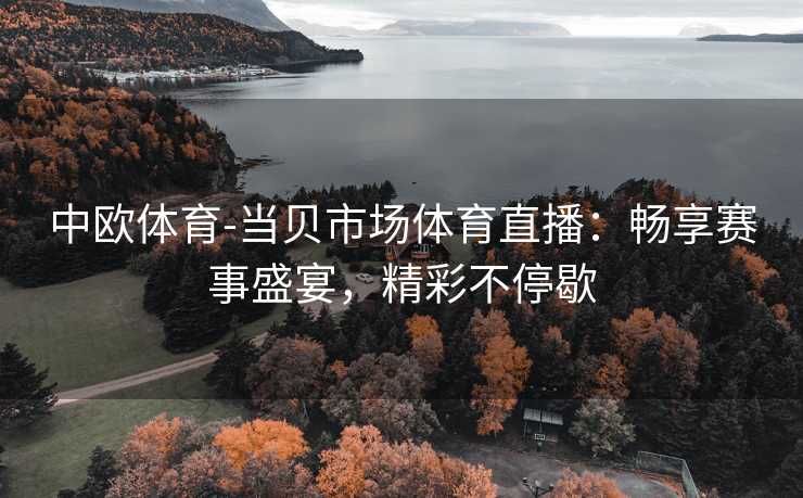 中欧体育-当贝市场体育直播：畅享赛事盛宴，精彩不停歇