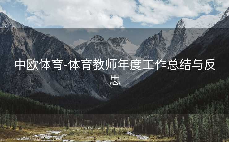 中欧体育-体育教师年度工作总结与反思