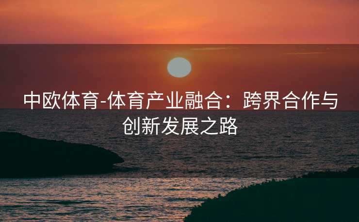中欧体育-体育产业融合:跨界合作与创新发展之路 中欧体育-体育产业融合:跨界合作与创新发展之路