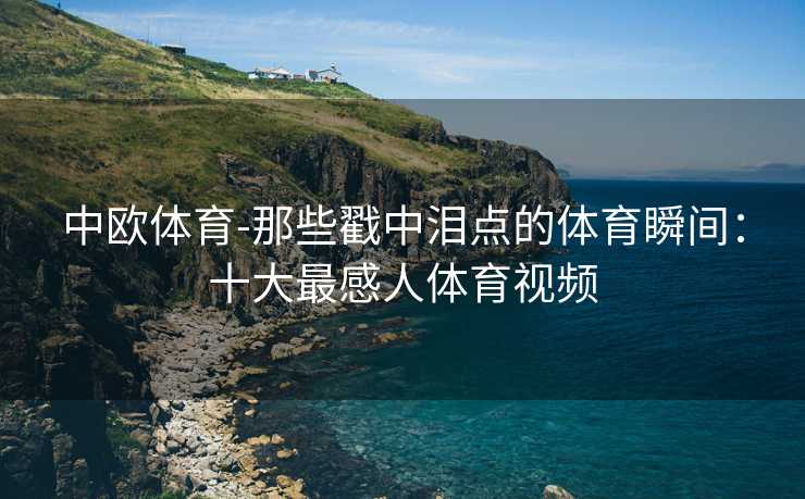 中欧体育-那些戳中泪点的体育瞬间：十大最感人体育视频